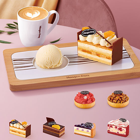 single cake afternoon tea set creation